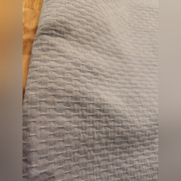 J. Mclaughlin Sheath Little Blue Dress Size 10 Short Cap Sleeves, Textured Fabri - Picture 7 of 15